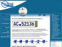 Tablet Screenshot of kurzkennzeichen.org